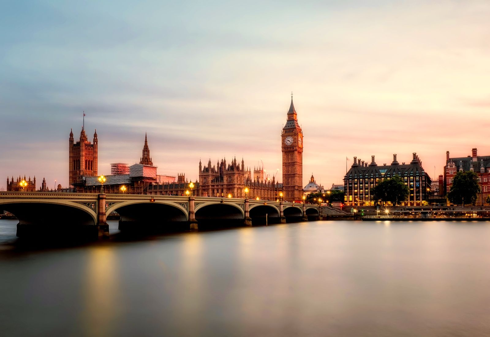 Westminster and the Thames, London